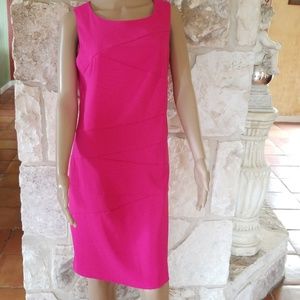 Hot Pink Sleeveless Dress